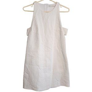 ZARA Solid White Sleeveless Mini Dress Little White Dress Size Medium